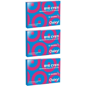 Cerca Offerte di quixy farmacia bye cisty-difesa infezioni urinarie capsule 3x4,8 g e acquista online