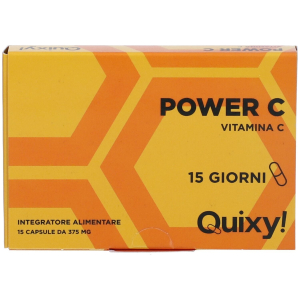 Quixy farmacia power c- vitamina c 15 capsule