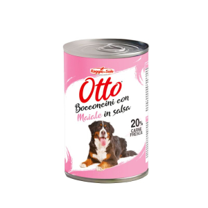 Cerca Offerte di raggio di sole otto cane bocconi salsa maiale 415gr (lattina) e acquista online