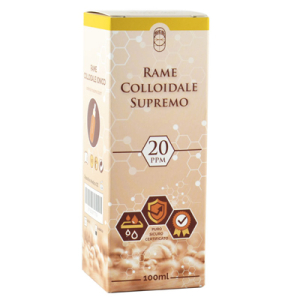 rame colloidale supremo 20ppm bugiardino cod: 975037779 