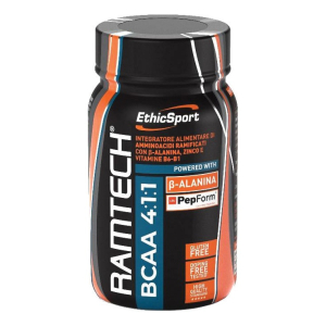Cerca Offerte di ramtech bcaa 4:1:1 integratore di aminoacidi ramificati per il recupero muscolare 120 capsule e acquista online