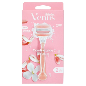 Rasoio comfortglide spa breeze venus manico + 2 lame
