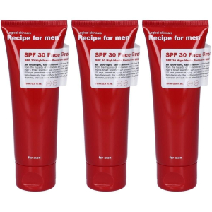 Cerca Offerte di recipe for men crema viso spf30 3x75 ml e acquista online