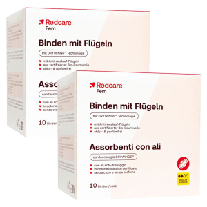 Cerca Offerte di redcare fem assorbenti con ali set da 2 - risparmia il 30% codi e acquista online