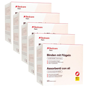 Cerca Offerte di redcare fem assorbenti con ali set da 5 - risparmia il 30% codi e acquista online