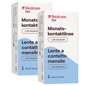 Cerca Offerte di redcare lente a contatto mensile -1,25 diottrie set da 2 - risparmia i e acquista online