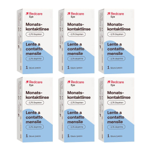 Cerca Offerte di redcare lente a contatto mensile -2,75 diottrie set da 6 - risparmia i e acquista online