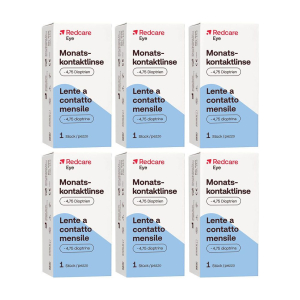 Cerca Offerte di redcare lente a contatto mensile -4,75 diottrie set da 6 - risparmia i e acquista online
