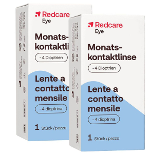 Cerca Offerte di redcare lente a contatto mensile -4 diottrie set da 2 - risparmia il 3 e acquista online