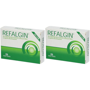 Cerca Offerte di refalgin® compresse filmate deglutibili set da 2 2x20 pz e acquista online