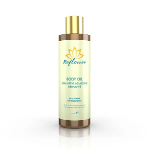 Reflower body oil drenante 200 ml olio da massaggio