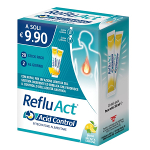 Cerca Offerte di refluact acid control rimedio per reflusso e acidità 20 stick prezzo promo e acquista online