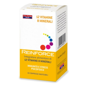 reinforce 12 vitamine + 8 minerali 30 bugiardino cod: 901128064 
