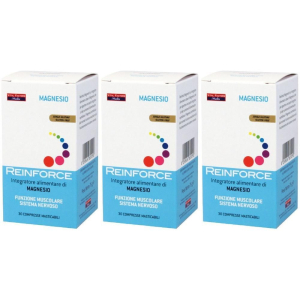 Cerca Offerte di reinforce magnesio 30 compresse masticabili 3x30 pz masticab e acquista online