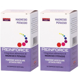 Cerca Offerte di reinforce magnesio + potassio 30 compresse masticabili 2x30 pz compres e acquista online