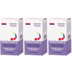 Cerca Offerte di reinforce magnesio + potassio 30 compresse masticabili 3x30 pz compres e acquista online