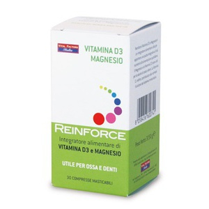 reinforce vit d3 + magnesio 30 compresse bugiardino cod: 932217805 