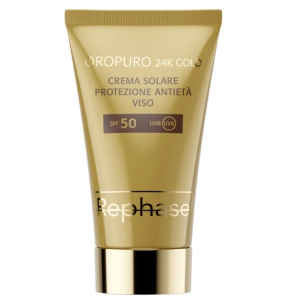 Cerca Offerte di rephase oropuro 24k gold - crema solare protezione antietà viso spf50, 50ml e acquista online