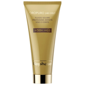 Cerca Offerte di rephase oropuro 24k gold - fluido solare protezione antietà spf50+, 150ml e acquista online