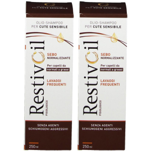 Cerca Offerte di restivoil fisiologico sebonormalizzante set da 2 2x250 ml shampoo e acquista online