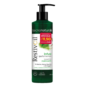 Restivoil tecnonaturae shampoo purificante per capelli grassi e appesantiti 250ml taglio prezzo