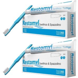 Cerca Offerte di restomyl dentiricio & spazzolino extrasoft set da 2 2x50 ml dentifrici e acquista online