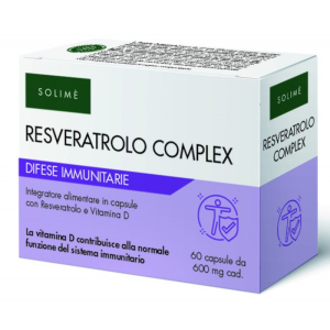 resveratrolo complex 60 capsule bugiardino cod: 981987744 