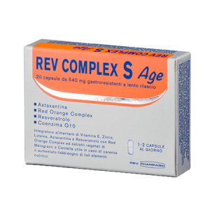 rev complex s age 20 capsule rev pharma bio bugiardino cod: 970338253 