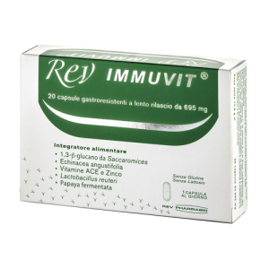 rev immuvit 20 capsule gastroresistenti da bugiardino cod: 910844416 