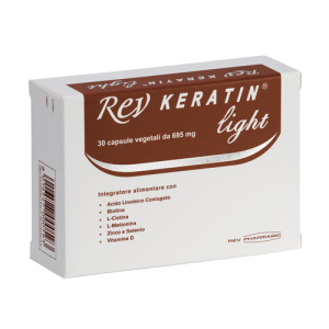 rev keratin light 30 capsule rev pharmabio bugiardino cod: 970728251 