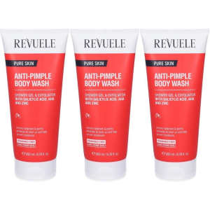 Cerca Offerte di revuele bagnoschiuma anti-brufoli 3x200 ml e acquista online