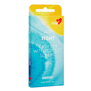 Cerca Offerte di rfsu *tight* (easy on with perfect slim fit) 10 pz preservativi e acquista online
