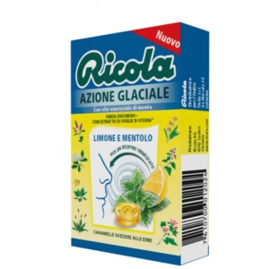 ricola azione glac lim/men 50g bugiardino cod: 980790986 