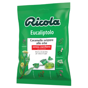 ricola eucaliptolo senza zucchero 70g bugiardino cod: 970492551 