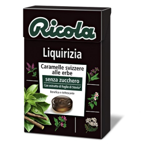 ricola liquirizia senza zucchero 50g bugiardino cod: 923206751 