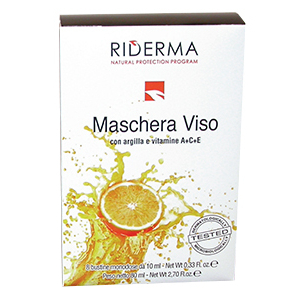 riderma maschera viso 80ml bugiardino cod: 975025444 