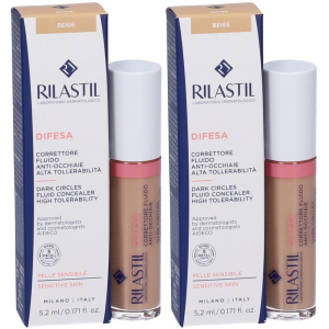 Cerca Offerte di rilastil® difesa correttore fluido anti occhiaie colore beige 2x8,5 ml e acquista online