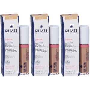 Cerca Offerte di rilastil® difesa correttore fluido anti occhiaie colore beige 3x8,5 ml e acquista online