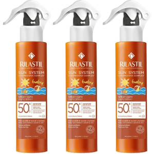 Cerca Offerte di rilastil® sun system baby spray vapo spf 50 3x200 ml e acquista online