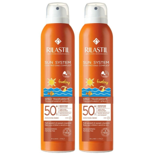 Cerca Offerte di rilastil® sun system baby transparent spray spf50+ set da 2 2x200 ml c e acquista online