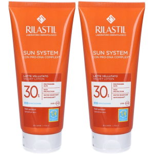 Cerca Offerte di rilastil sun system crema vellutata spf 30 set da 2 2x200 ml latte e acquista online