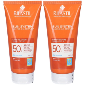 Cerca Offerte di rilastil sun system latte vellutato spf 50+ set da 2 2x200 ml e acquista online