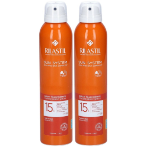 Cerca Offerte di rilastil® sun system transparent spray spf 15 set da 2 2x200 ml e acquista online
