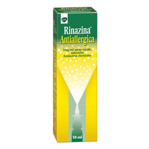 rinazina antiallergica - spray nasale 10 ml bugiardino cod: 041174020 