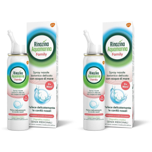 Cerca Offerte di rinazina aquamarina family set da 2 2x100 ml spray nasale e acquista online