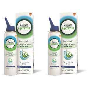 Cerca Offerte di rinazina aquamarina isotonica aloe forte spray set da 2 2x100 ml e acquista online
