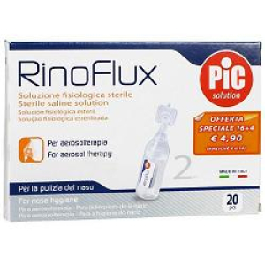 rinoflux soluzione fisiologica pic 20 fiale bugiardino cod: 925366763 