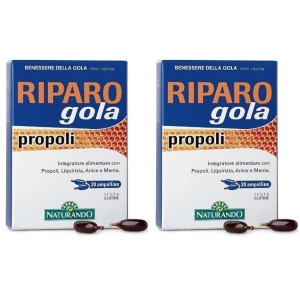 Cerca Offerte di riparo gola propoli 20 ampolle bevibili set da 2 pz flaconcini bevibil e acquista online
