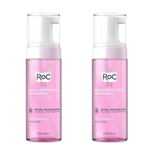 Cerca Offerte di Roc mousse detergente energizzante viso, 2 x 150 ml e acquista online