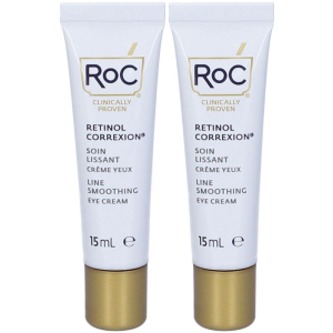 Cerca Offerte di roc retinol correxion line smoothing eye cream set da 2 2x15 ml crema e acquista online